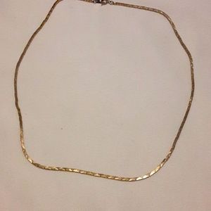 18 inch gold tone necklace